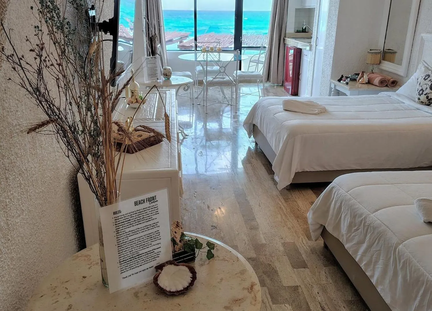 Beachfront Studio With Ocean View Cancun