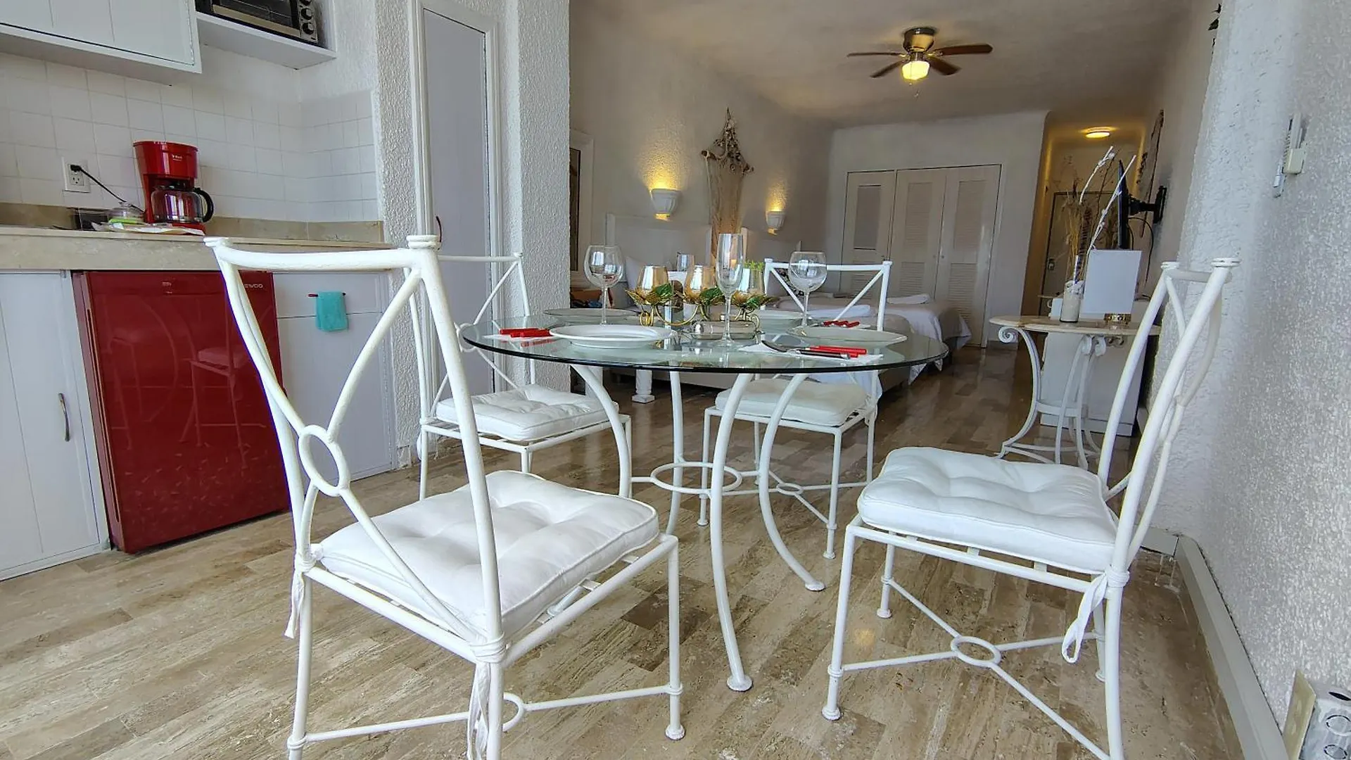 Apartment Beachfront Studio With Ocean View Cancun